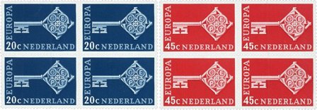 Holland 1968 - NVPH 906-907 - 4-blokke - Postfrisk
