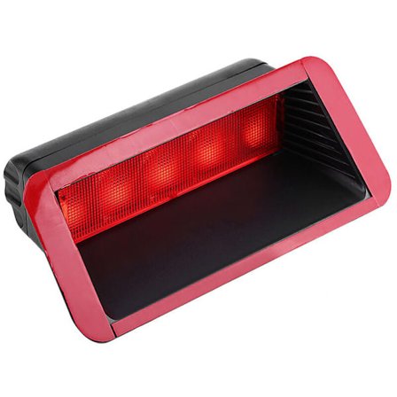 Punainen LED-jarruvalo 5 LED 12V Universaali Takakorkea Asennus Auton Jarruvalo, DEBUNS