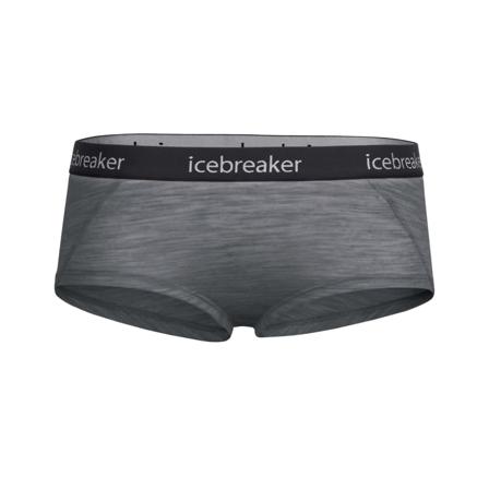 Icebreaker Women's Sprite Hot Pants 2019 Women undergarment Grey M