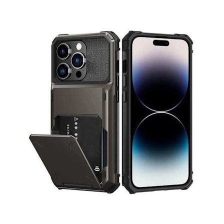 iPhone 12 Pro Støtsikkert Deksel med Kortlomme Void