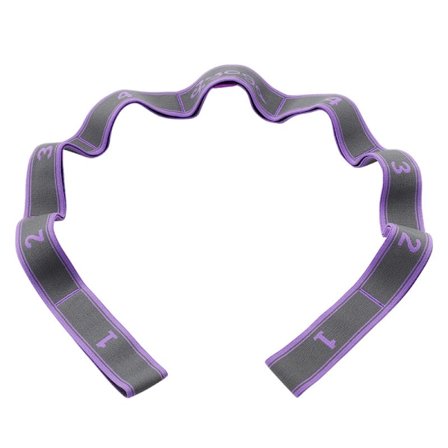 Träningsband, elastiska yogaband med 9 ringar, elastiskt