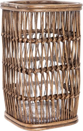 Lama Lykt Rotting Firkantet H32