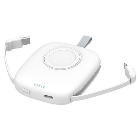 USB-C / Lightning / Trådlös 5000mAh bärbar Power Bank