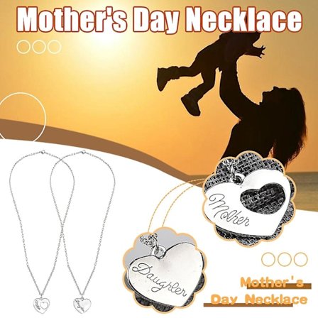 Mors dag gave mor datter lagdelte halskæder mors dag gave syning halskæde