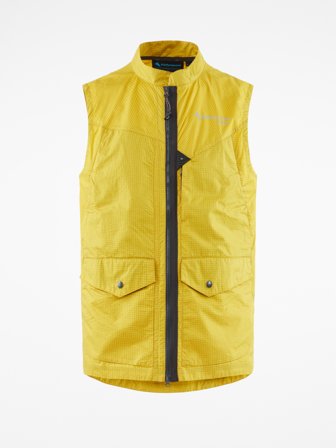 Klättermusen Ansur Wind Vest Men's's - Sulphur Raven - Men's - XL