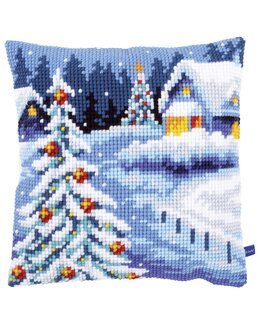 Stickpackung Kissen Vinter - Vervaco