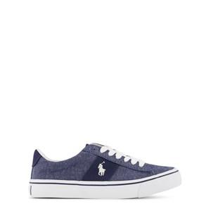 Kids - Ralph Lauren Blue Canvas Sayer Trainers 40 EU - Trainers - 40 EU - Blue