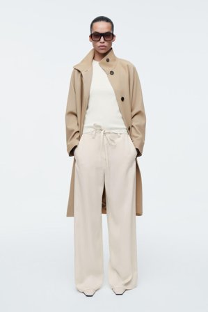 COS Femme Débardeur En Maille À Finitions Tubulaires in Blanc