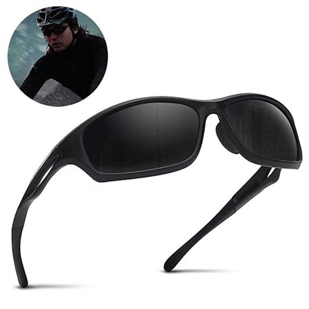 Polarized Sports Sunglasses Compatible With Men Women Cycling Running Driving Fishing Glasses Unbreakable Frame Uv Protection