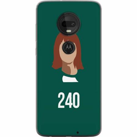 Motorola Moto G7 Genomskinligt Skal Squid Game