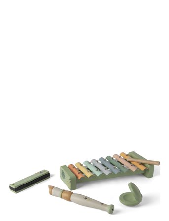 Dantoy | Multi Music Set Wooden In Gift Box 5 Parts | 27.2X15.8X5CM