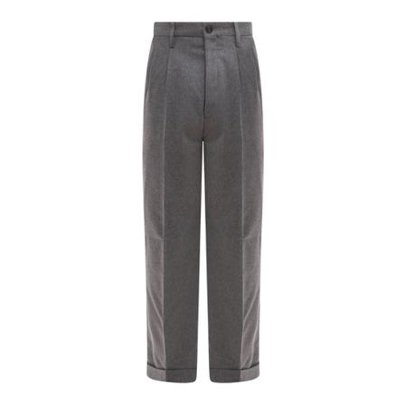 Marni, Straight Trousers Grijs, Heren, Maat:L