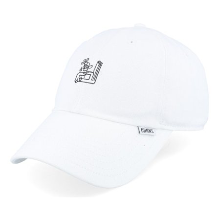 Djinns - Blanc unconstructed Casquette - Love Me Not White Dad Cap @ Hatstore