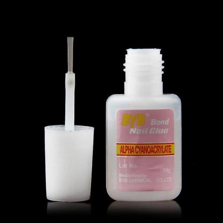 1 stk. 10g BYB Falske Negle Kunstlim Tips Glitter Dekoration