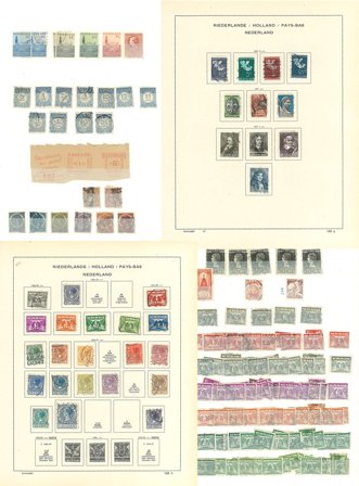 Holland - Samling 1864-1997 i album og insticksbok