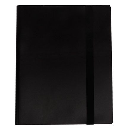 9 Lommer 360 Slots Kortbinder Holder 9 Lommer Samlekort Album Mappe til Stjerne Album Baseball Fodbold Sportskort T116 Sort