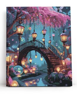Paint by numbers Fortryllet gate - Varvikas