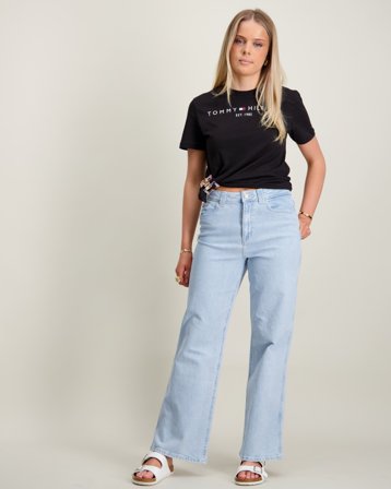 Tommy Hilfiger MABEL LIGHT WASH DENIM Blå Jeans Tjej - Kids Brand Store