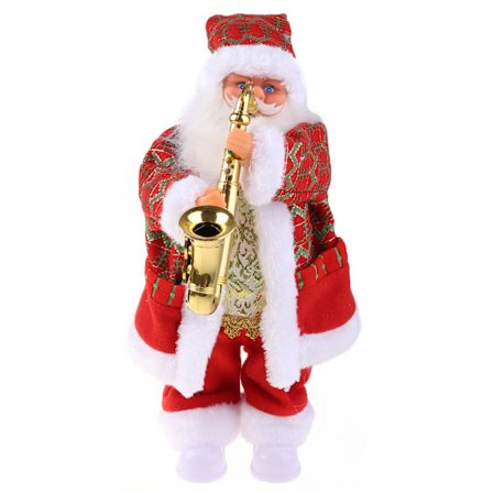 Sød gave til børn og voksne Plastlegetøj børnespil elektrisk dansende julemand til kreative forsyninger til 3 år børn/voksne