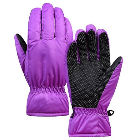 Vindtætte varme handsker til mænd, vinterfleece, udendørs ridning, elektrisk motorcykel S-xl