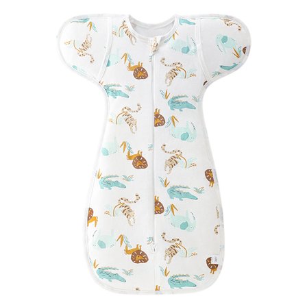 Sommar baby sovpåse Bekväm och mjuk för 0 till 6 månader (lejon/65cm)