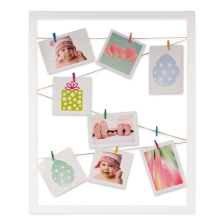 Fotoramme Milano 40x50 Polaroid, hvit