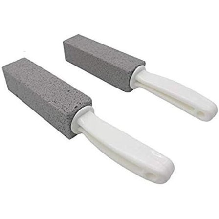 Puli Rengjøringsstein, Toalettrenser med Håndtak, Fjerner Kalk, for Rengjøring av Badekar, Bassenger, Kjøkken og Hjem, 2 Stykker