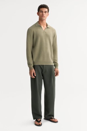 Soft Goat - Men's polo shirt - S - Khaki