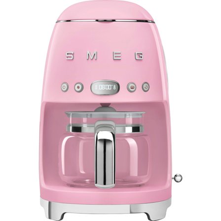 Smeg DCF02PKEU Retro kaffemaskine, rosa | KitchenOne