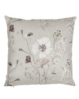 Kuddfodral Sabine blommigt 1-pack Linne - Fondaco