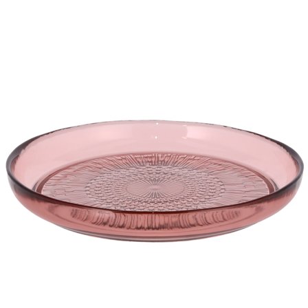 Bitz glastallrik 18 cm, rosa | Dukning & Servering > Tallrikar | Bagaren och Kocken