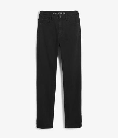 Sanna denim straight fit | Czarne | Kobieta | Kappahl