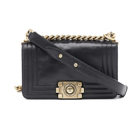 Chanel Vintage Pre-owned Crossbody Väska svart, Dam Vintage Väskor, Dam, Storlek: ONE SIZE