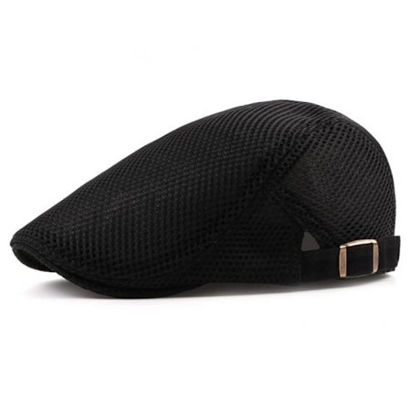 Män Newsboy Gatsby Cap Hattar Driving Flat Basker Casual Outdoor black
