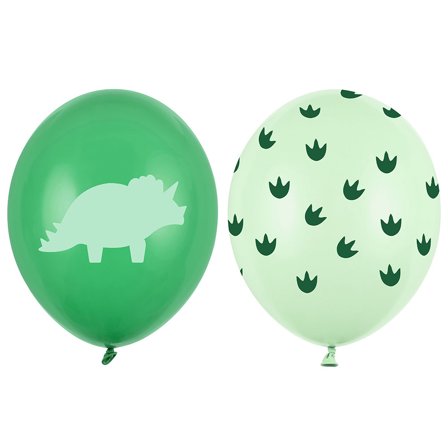Latexballoner Dinosaur Grøn 50-pak