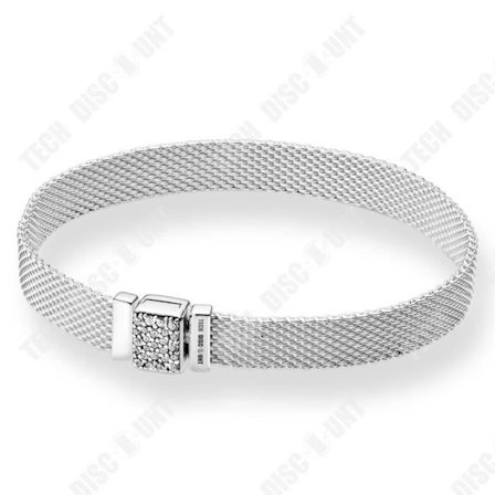 Armband - TD - S925 - Sterling silver - 18cm - Kvinna - Geometrisk