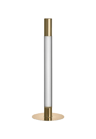 Orrefors Ljusstake Lumiere Dekoration Guld H: 32cm
