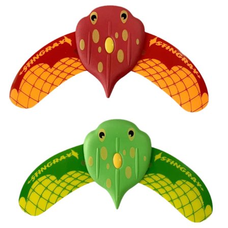 2 stk. undervannsglidere, svømmebassengleker, dykkerleker, bassengleker, bare trykk den ned under vannoverflaten så beveger den seg