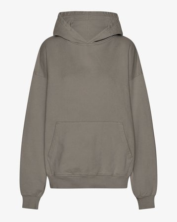 Organic Oversized Hood - Misty Brown