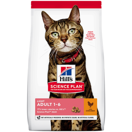 Hills Science Plan - Adult Light Chicken - Dry Cat Food 3 kg - Katt - Kattefôr & kattemat - Tørrfôr for katt - ZOO.no