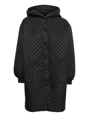 Agneskb Jacket Quiltet Jakke Sort Karen By Simonsen