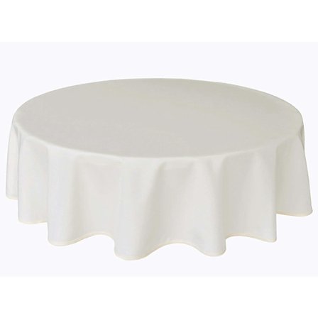 Laadukas pyöreä kangaspöytäliina, pöytäpeite 140 cm, 55"