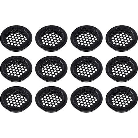 20 stk. Ventilationsdæksel Flade Ventiler Runde Ventilationsanordning Rustfrit Stål Luftventilationshul 2024THO