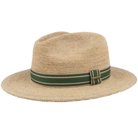 Stetson - Beige traveler Hatt - Raffia Natural Traveller Straw Hat @ Hatstore