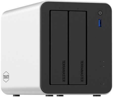 TerraMaster F2-425 PLUS, 2bay NAS, 8GB DDR5 (No Hard Drive)