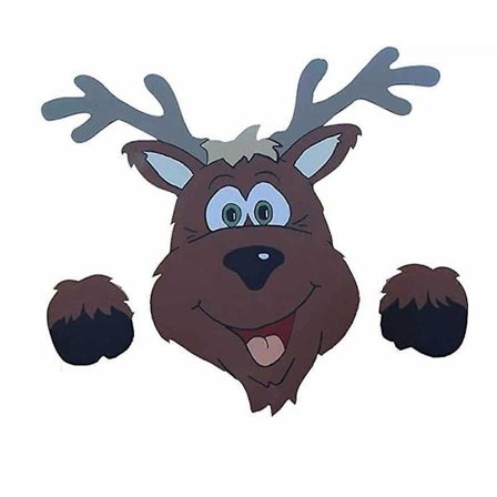 Julefest Pynt Havehegn Kigger The Grinch Julemand Elg Dekoration (FMY)