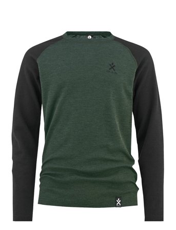 Bula Norm Merino Wool Crew - Green - XL