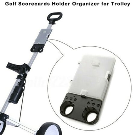 Golftilbehør Score Board Trolley Scorecard Holder Keeper