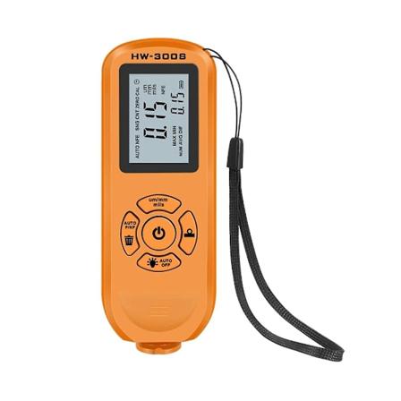Digitaalinen pinnoitteen paksuusmittari 0,01 mm/1 mil paksuusmittari ja vaakasuora näyttö Lcd-näyttö Kalibrointi