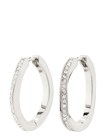 Pilgrim | True Hoop Earrings Silver-Plated | ONE SIZE